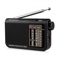 [아마존베스트]Retekess V117 Shortwave Radio Analog Radio TransistorAM FM Portable Radio Support Earphone DSP Operated by 2 AA Battery for Elder (Black)