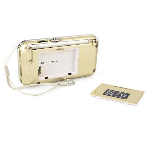  [아마존베스트]Retekess PR11 AM FM Radio Portable Rechargeable Transistor Radios Small with Headphone Jack MP3 Music Player Speaker Support Micro TF Card (Gold)