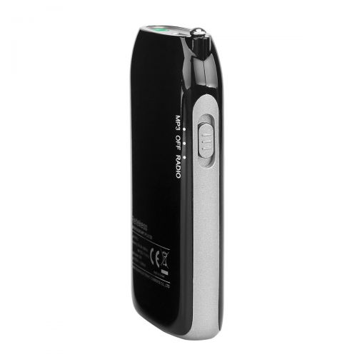  [아마존베스트]Retekess PR12 Mini AM FM Radio with Speaker Rechargeable Portable Transistor Walkman Pocket DSP MP3 Player Support TF Card Earphone(Black)