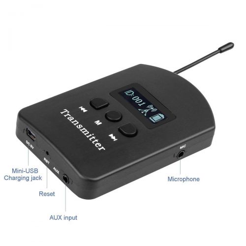  Retekess ATG-3802 Professional Wireless Tour Guide System Church System Translation Equipment Church Simultaneous Interpreting Listening Traveling Museum Conference