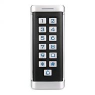 Retekess H1EM-W Access Control Keypad Stand Alone Access Keypad Access Control Reader and Keypad Waterproof Metal Case RFID Keypad Single Door with 2000 Users for Outdoor and Indoo