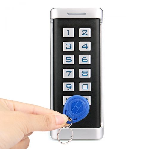  Retekess H1EM-W Access Control Keypad Stand Alone Access Keypad Access Control Reader and Keypad Waterproof Metal Case RFID Keypad Single Door with 2000 Users for Outdoor and Indoo