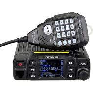 Retevis RT95 Dual Band Mobile Radio, Dual Speaker Mobile Transceiver, 200 Channels 180 Degree Rotatable LCD Display, 2m 70cm Mini Mobile Two Way Radio for RV 4x4 Offroad (1 Pack)