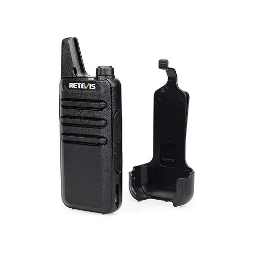  Retevis RT22 2 Way Radios Walkie Talkies,Rechargeable Long Range Two Way Radio,16 CH VOX Small Emergency 2 Pin Earpiece Headset,for School Retail Church Restaurant (Packed in Pairs with 5 Boxes)