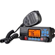 Retevis RA27 Fixed Mount Marine Radio with GPS,Waterproof IP67,Triple Watch,DSC,Emergency NOAA Weather,All USA/International/Canadian Marine Channels,Ship to Shore Radio for Boats,Black