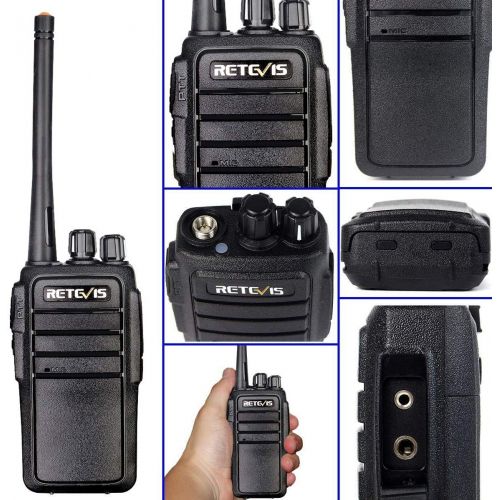  [아마존 핫딜]  [아마존핫딜]Retevis RT21 Walkie Talkies for Adults Long Range 2 Way Radio FRS Radio VOX Two Way Radio with 2 Pin Covert Air Acoustic Earpiece(5 Pack)