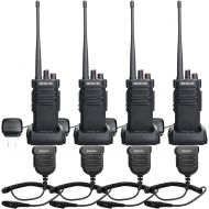 [아마존 핫딜]  [아마존핫딜]Retevis RT29 2 Way Radios Long Range UHF Radios 3200mAh 16 CH VOX Encryption Heavy Duty High Power Walkie Talkies with Waterproof Speak Mic (4 Pack)