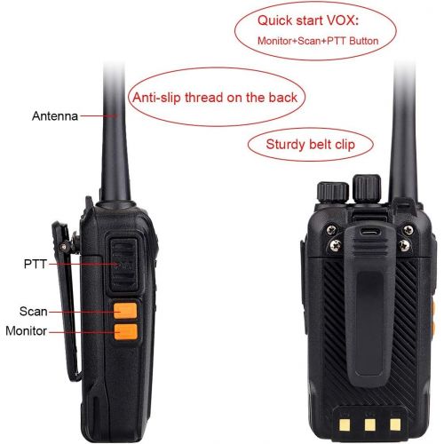  [아마존 핫딜]  [아마존핫딜]Retevis RT27 Walkie Talkies Rechargeable Long Range FRS Two Way Radio 22CH Encryption VOX 2 Way Radio (Black,5 pack)