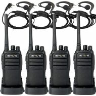 [아마존 핫딜] [아마존핫딜]Retevis RT21 Walkie Talkies Updated 3000mAh FRS Radio 16CH UHF Two Way Radio Rechargeable VOX 2 Way Radios with Earpiece(4 Pack)