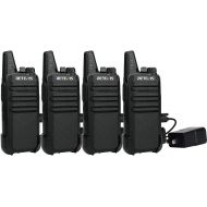 [아마존핫딜][아마존 핫딜] Retevis RT22 Two Way Radio Rechargeable Walkie Talkies 16 CH VOX FRS Radio Small with Emergency Alarm Chanel Lock(4 Pack)