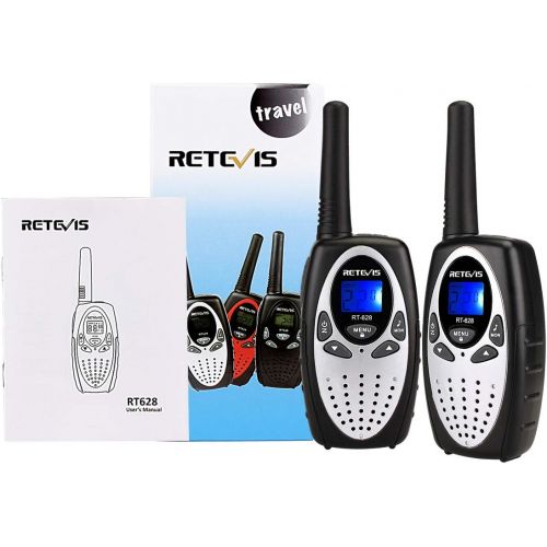  [아마존핫딜][아마존 핫딜] Retevis RT628 Kids Walkie Talkies VOX UHF 22 CH FRS 2 Way Radio for Kids (Silvery,2 Pack)