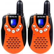 [아마존핫딜][아마존 핫딜] Retevis RT-602 Kids Walkie Talkies Rechargeable 22 Channel FRS VOX 2 Way Radio for Kids (Orange, 1 Pair)