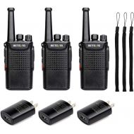 [아마존 핫딜] Retevis RT67 Walkie Talkies for Adults Long Range UHF FRS 16 Channel Palm Size Long Battery Life Two Way Radios (3 Pack,Black)