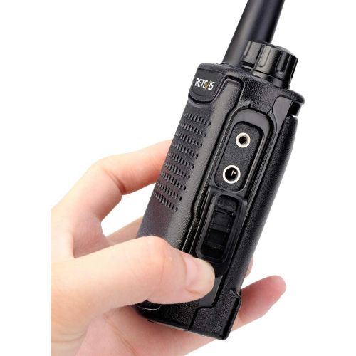  [아마존 핫딜] Retevis RT67 Walkie Talkies for Adults Long Range UHF FRS 16 Channel Palm Size Long Battery Life Two Way Radios (3 Pack,Black)