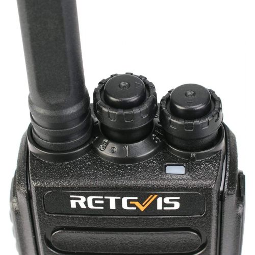  [아마존베스트]Retevis RT28 Walkie-Talkies with Earpiece Two-Way Radios Long Range Rechargeable FRS EmergencyAlarm VOX Handsfree 2 Way Radios Commercial (10 Pack)