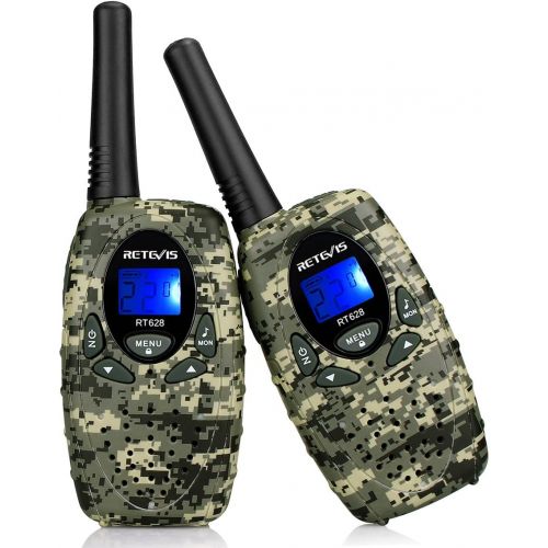  [아마존베스트]Retevis RT628 VOX UHF Portable 22 Channel FRS Kids Walkie Talkies (Camouflage)