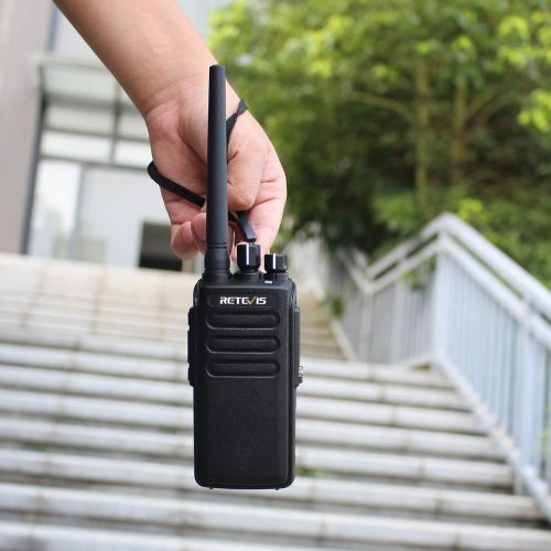  [아마존 핫딜]  [아마존핫딜]Retevis RT81 DMR Funkgerat IP67 Wasserdicht Staubdicht 32 Kanale Analog/Digital Modus Handfunkgerat 2200mAh Two Way Radio Walkie Talkie (1 Paar, Schwarz)