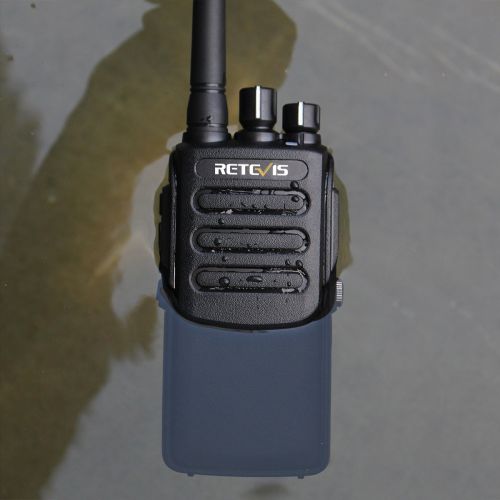  [아마존 핫딜]  [아마존핫딜]Retevis RT81 DMR Funkgerat IP67 Wasserdicht Staubdicht 32 Kanale Analog/Digital Modus Handfunkgerat 2200mAh Two Way Radio Walkie Talkie (1 Paar, Schwarz)