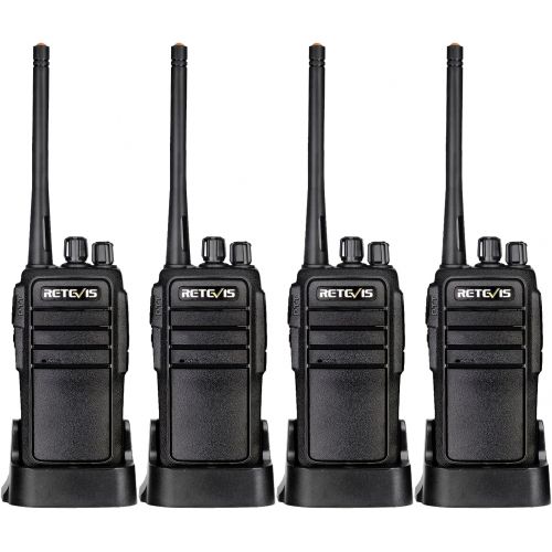  Case of 4,Retevis RT21 Walkie Talkies Adults Rechargeable, Two Way Radios Long Range,16 Channels VOX Hands Free Emergency 2-Way Radio for Family and Small Organization Business