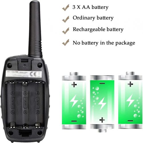  [아마존베스트]Retevis RT628 Walkie Talkie for Kids,Toys for 3-12 Year Old Boys Girls, Portable 2 Way Radios with 22 Channels VOX Backlit Flashlight,for Outdoor Adventure Game(Black,2 Pack)