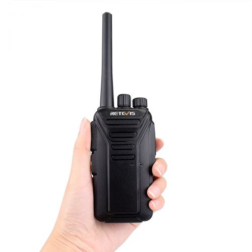  Retevis RT27V MURS Two Way radios 5 Channel VHF DCS Encryption License-Free Walkie Talkies with Covert Air Acoustic Earpiece(Black,10 Pack)
