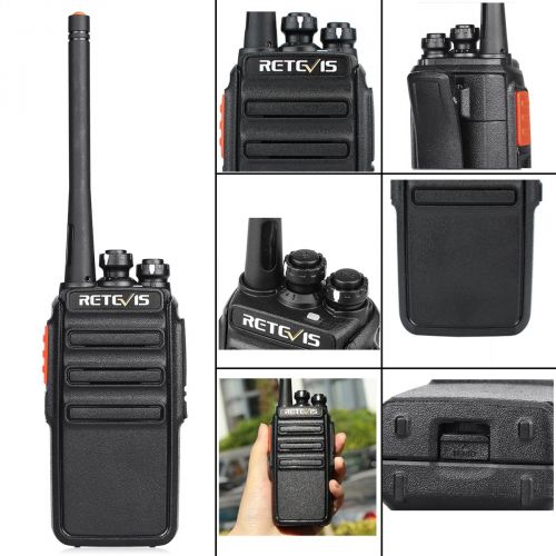  Retevis H-777S Walkie Talkie FRS Frequency License-Free Security Two Way Radios(10 Pack) with Programming Cable