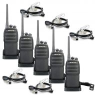 Retevis RT53 Two-Way Radios Long Range DMR Dual Time Slot 1024 CH 800 Contacts Group Call Encryption Digital Walkie Talkies with Earpieces (5 Pack)