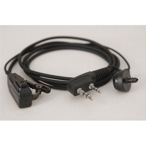  Retevis NSKI 10Pcs Air Acoustic Earpiece Headset for Baofeng Two Way Radios UV-5R UV-B6 BF-888S UV-B6 UV-B5 Walkie Talkies 2-Pin Jack