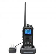 Retevis RT84 DMR Dual Band Two Way Radio Digital Analog UHF VHF 3000 Ch 10000 Contacts 2000mAh Dual Time Slot LCD SMS Text Alarm Ham Radio(1 Pack)