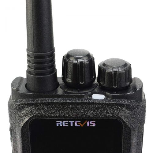  Retevis RT84 DMR Dual Band Two Way Radio Digital Analog UHF VHF 3000 Ch 10000 Contacts 2000mAh Dual Time Slot LCD SMS Text Alarm Ham Radio(1 Pack)