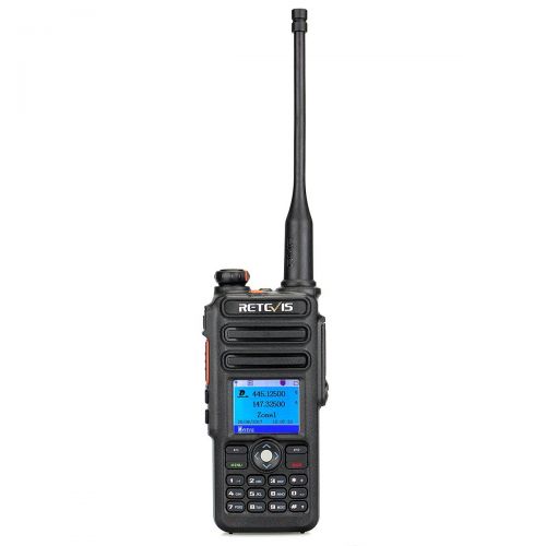  Retevis RT82 DMR Radios Dual Band Digital Two Way Radio Waterproof IP67 Color Display 3000 CH 10000 Contacts Ham Amateur Radio(1 Pack) with Record