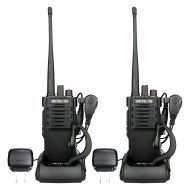 Retevis RT29 2 Way Radio Long Range UHF 3200mAh VOX Encryption Security High Power Outdoor Walkie Talkies with Headsets G Shape(Black, 2 Pack)