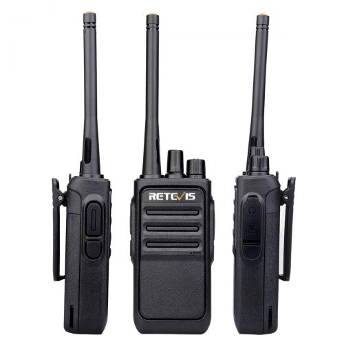  Retevis RT17 6 Pack Walkie Talkies Rechargeable Two-way Radio Handsfree VOX Encryption 2 Way Radios with Earpieces Headsets