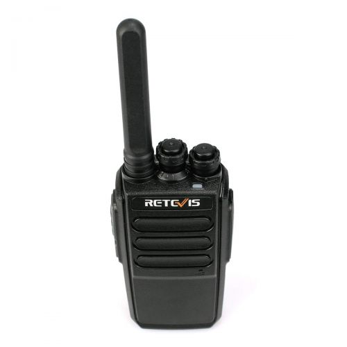  Retevis RT28 Walkie Talkies 4 Pack VOX Hand Free FRS 16 Channels Emergency Rechargeable Two-Way Radios Long Range with Earpiece Headset 2 Pin