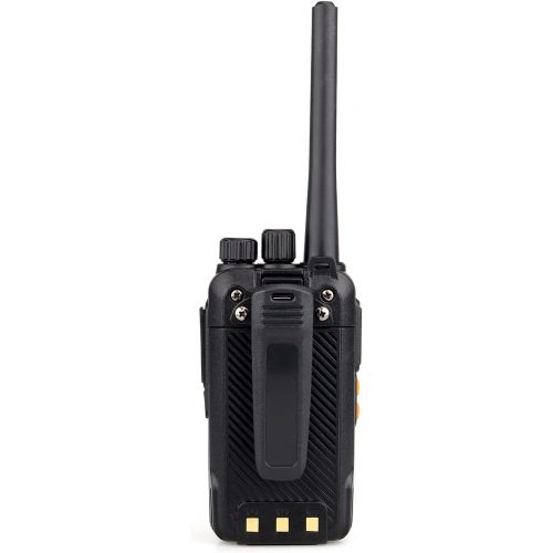  Retevis RT27V MURS Walkie Talkies 5 Channel VHF DCS Encryption License-Free Two Way radios with Covert Air Acoustic Earpiece(Black,5 Pack)