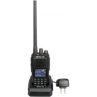 Retevis RT52 GPS DMR Radios Dual Band Digital Two Way Radio Dual PTT DMR 4000 Channel Emergency FM UHF VHF Ham Radio (Black 1 Pack)