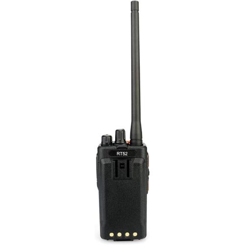  Retevis RT52 GPS DMR Radios Dual Band Digital Two Way Radio Dual PTT DMR 4000 Channel Emergency FM UHF VHF Ham Radio (Black 1 Pack)