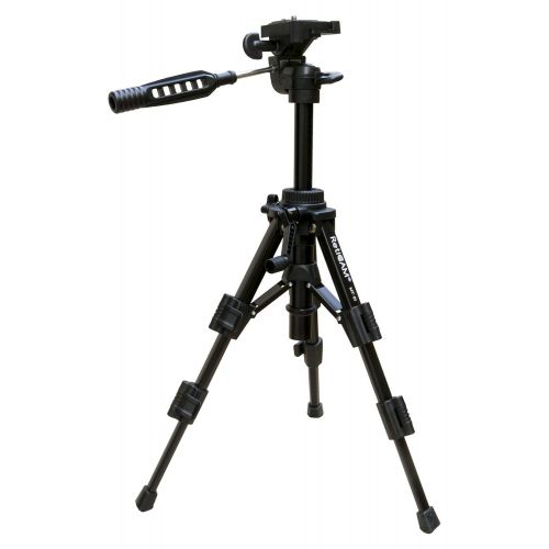  RetiCAM Tabletop Tripod with 3-Way PanTilt Head, Quick Release Plate and Carrying Bag - MT01 Mini Tripod, Aluminum, Black