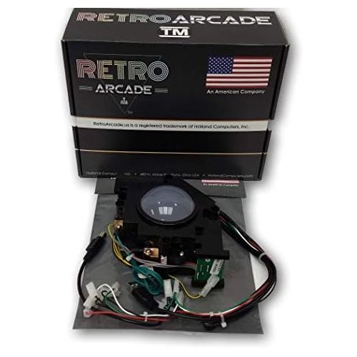  RetroArcade.us 3 inch arcade game LED color changing trackball with USB and PS2 interface
