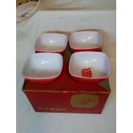 /RetroDeluxeAntiques NOS Pyrex Red Hostess set