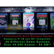 /RetroGameCenter Professional Retropie Micro SD Card 64 GB Build Raspberry Pi 3b & 3b+ Compatible - Kodi, Chromium Browser, Pixel Desktop - TONS of Games!!!