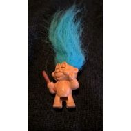 RetroZombie74 Turquoise haired Troll pencil topper from the 1980s