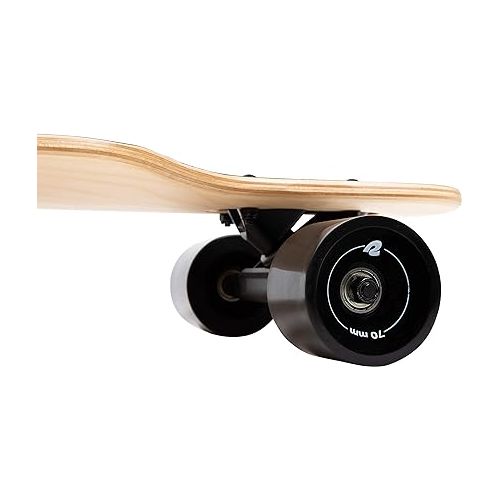  Retrospec Rift Drop-Through Longboard Skateboard Complete, Canadian Maple Wood Cruiser w/Drop-Through Trucks for Commuting, Cruising, Carving & Downhill Riding