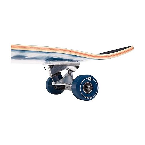  Retrospec Alameda Skateboard Complete | Canadian Maple Wood Deck w/ 5.5 Inch Aluminum Alloy Trucks for Commuting, Cruising, Carving & Downhill Riding