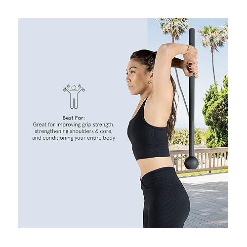  Revolve Steel Macebell for Strength Training, Rehabilitation, Stretching, Conditioning and Rotational Training - 5, 7, 10, 15, 20, 30lb Options for Women & Men