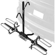 Retrospec Lenox Car Hitch Mount Tray Bike Rack W/ 2-Inch Receiver - 2 Bicycle Carrier - Class II or III Trailer Hitch