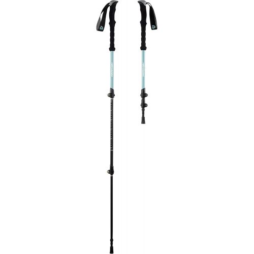  Retrospec Solstice Trekking & Ski Poles for Men & Women - Aluminum w/ Cork or Foam Grip - Adjustable & Collapsible Lightweight Hiking, Walking & Skiing Sticks