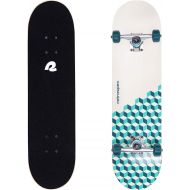 Retrospec Alameda Skateboard Complete Canadian Maple Wood Deck w/ 5.5 Inch Aluminum Alloy Trucks for Commuting, Cruising, Carving & Downhill Riding