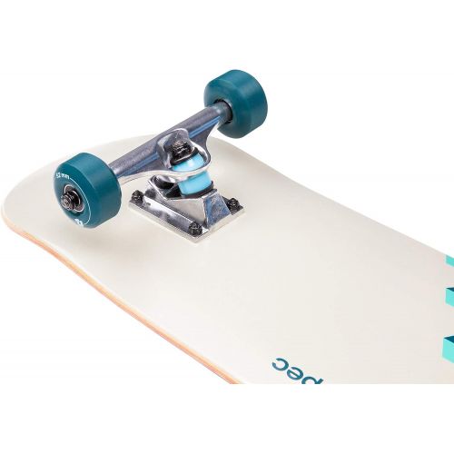  Retrospec Alameda Skateboard Complete Canadian Maple Wood Deck w/ 5.5 Inch Aluminum Alloy Trucks for Commuting, Cruising, Carving & Downhill Riding