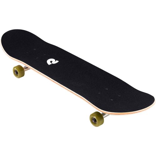  Retrospec Alameda Skateboard Complete Canadian Maple Wood Deck w/ 5.5 Inch Aluminum Alloy Trucks for Commuting, Cruising, Carving & Downhill Riding